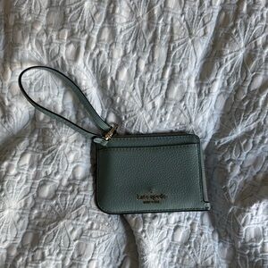 Kate Spade Teal Leather Wristlet